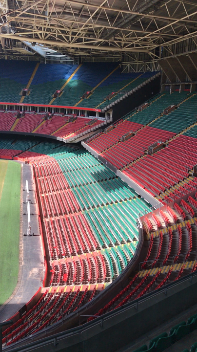 貴賓席からの全景