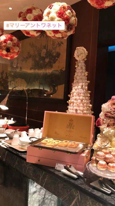 結婚式の世界を表したかわいいデザートたち👠💗