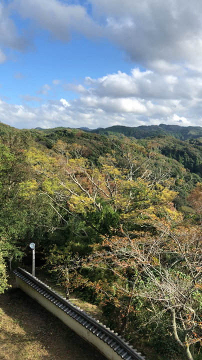天守閣から