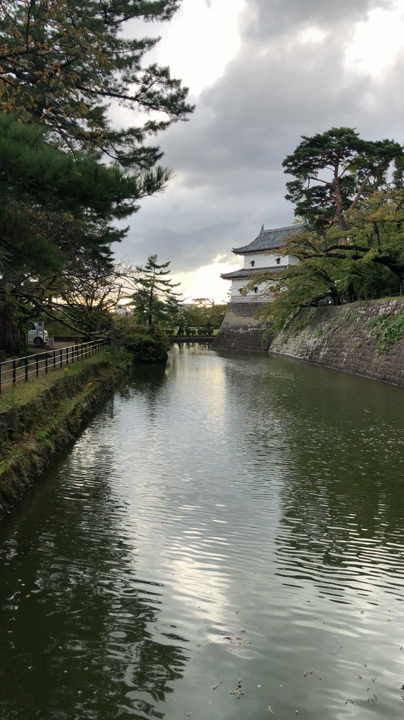 二の丸隅櫓から表門