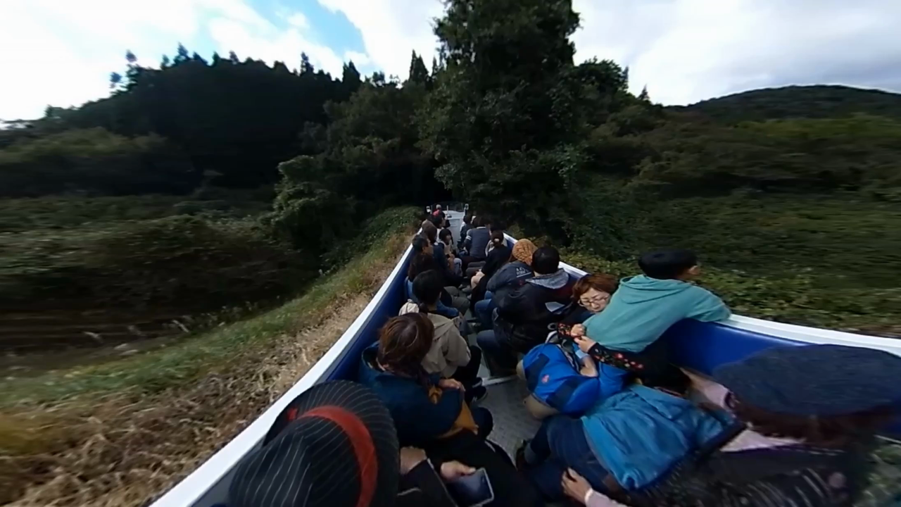あまてらす鉄道 トンネル 360度動画
