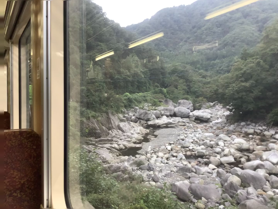 わたらせ渓谷鐵道 車両からの景色③