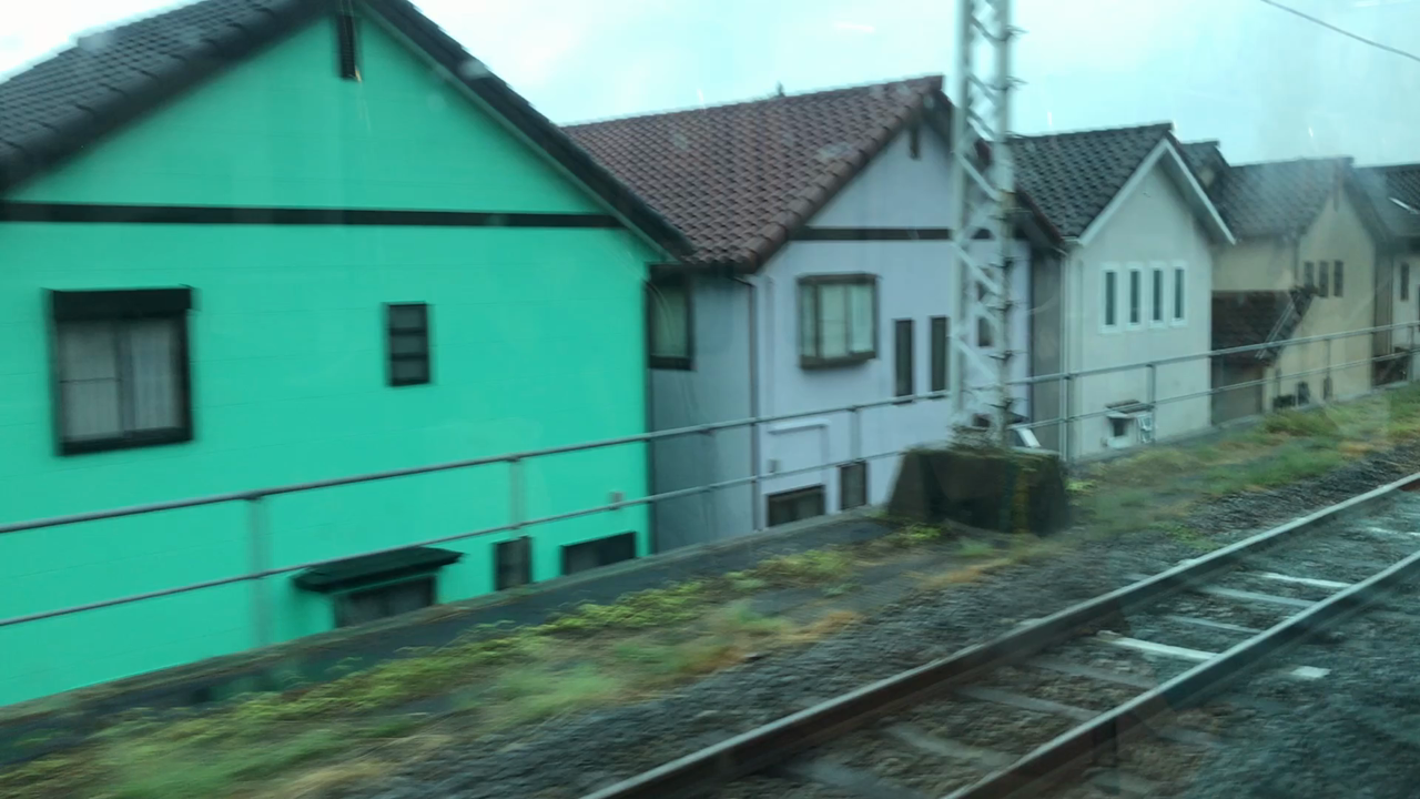 早川を出発