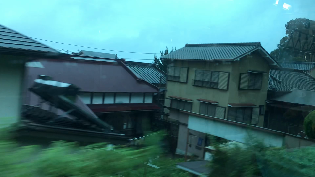 あいにくの空模様