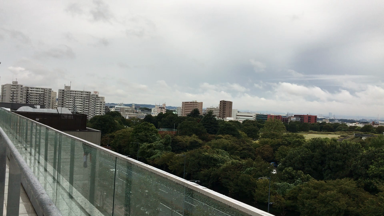 スカイデッキからの景色