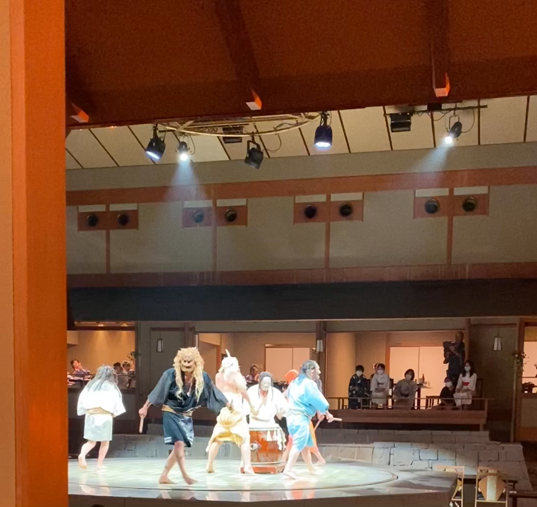 太鼓のイベントショー。