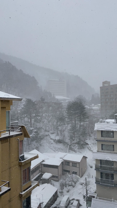 8階からの景色👀❄️