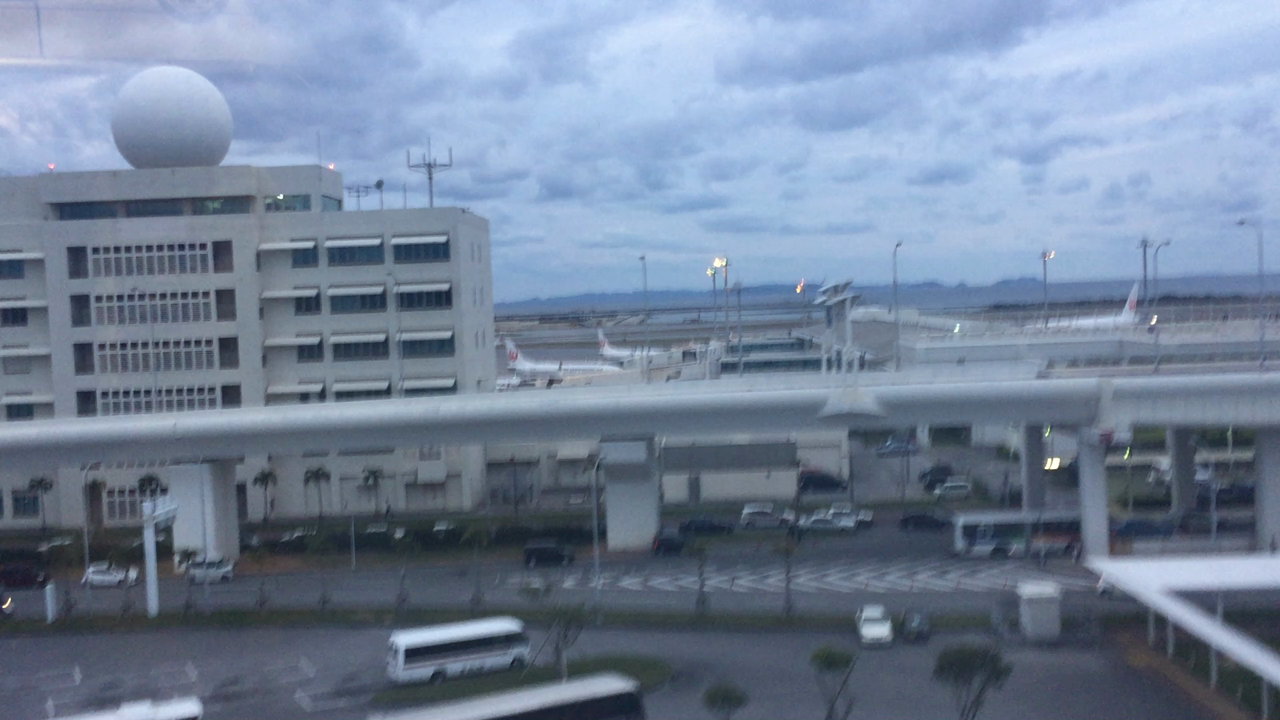 モノレールからの景色
