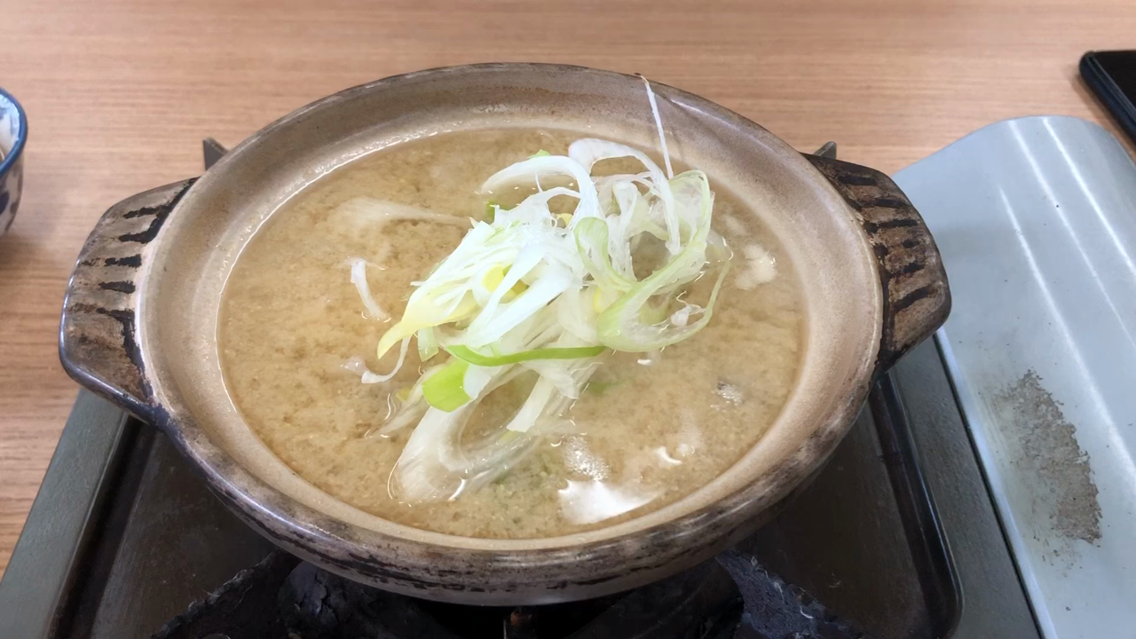 海鮮丼の味噌汁